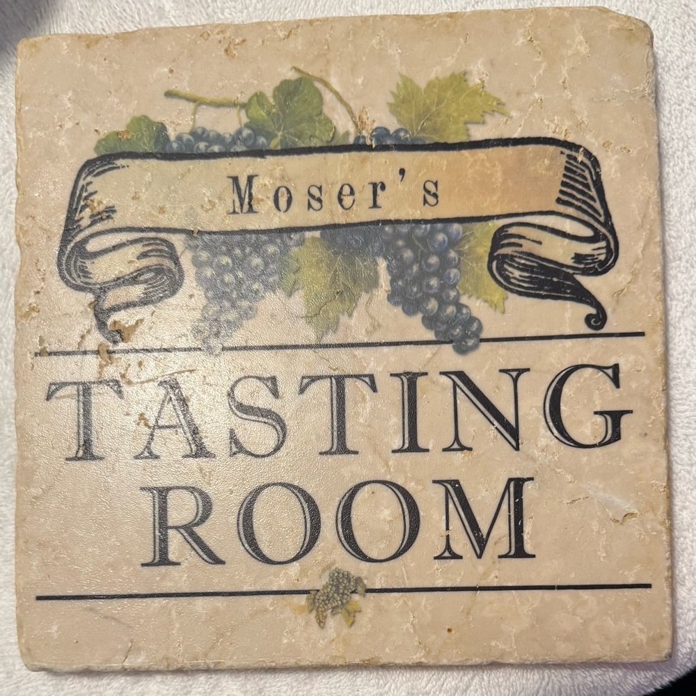 Moser's Tasting Room Stone Coaster